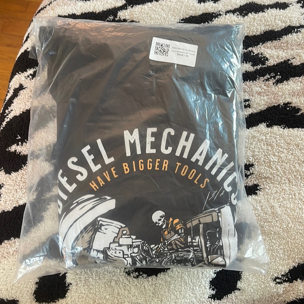 Workman trading hoodie, diesel Mechanics